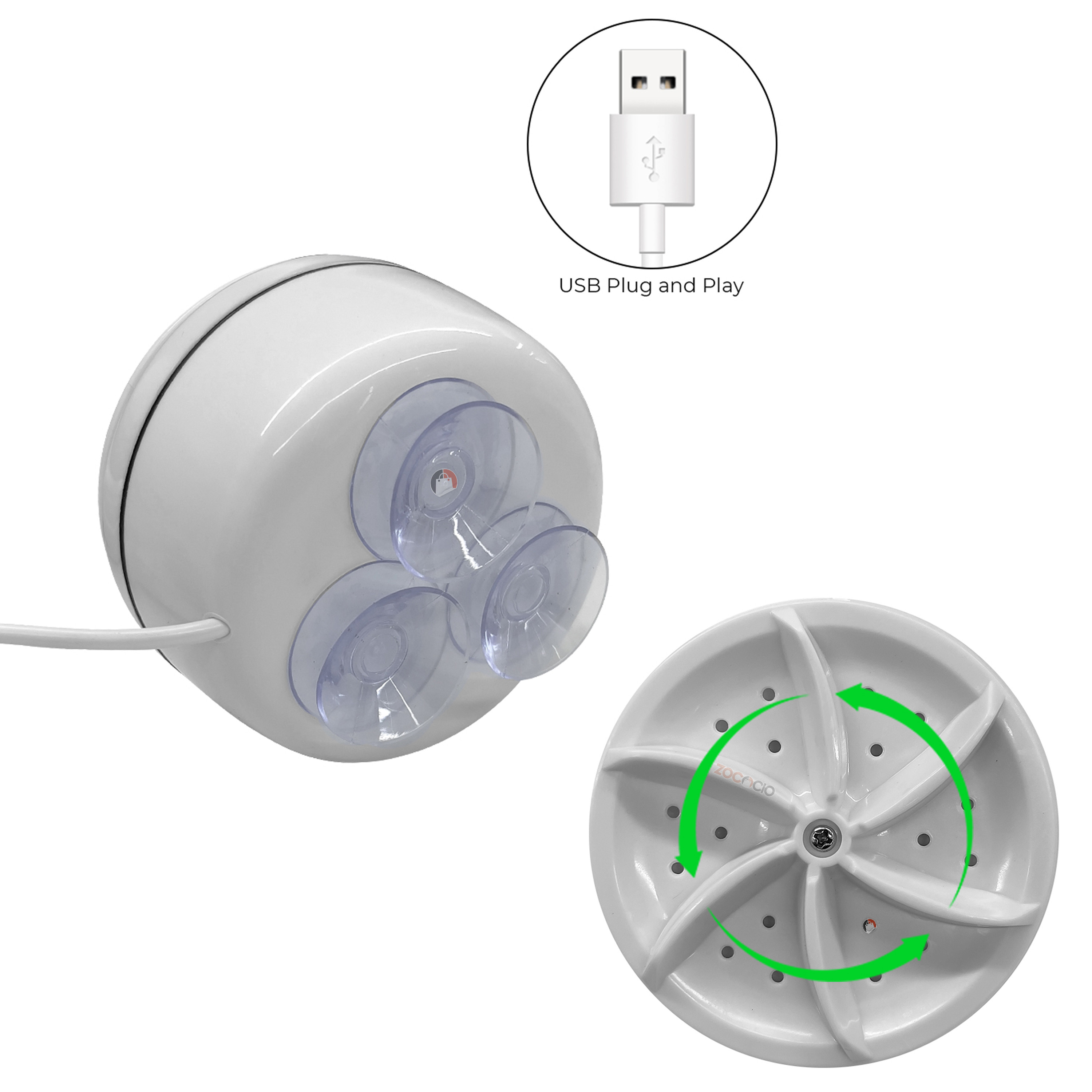 Miniatura 5 de Mini Turbina Lavadora Portable